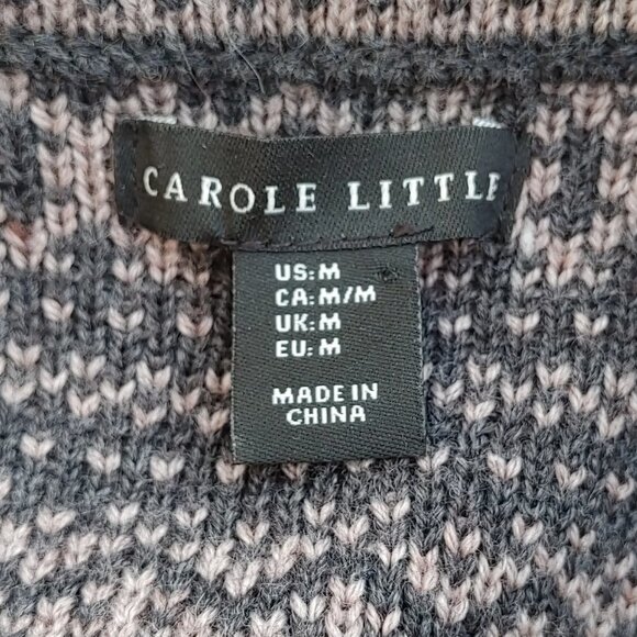 Attractive Carole Little Knit Blazer Medium Merino Wool So SOFT - Picture 4 of 6